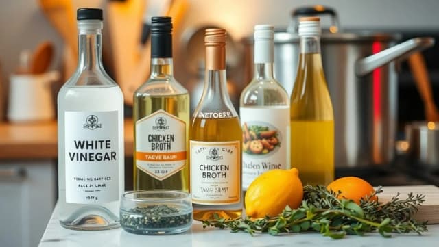 Vad kan du ersätta vitt vin med i maten