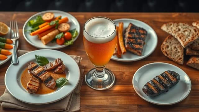 Grand öl och mat som passar ihop