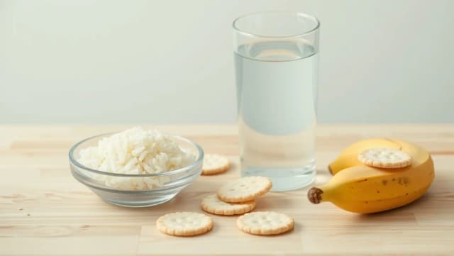 Mat vid diarré för vuxna som fungerar